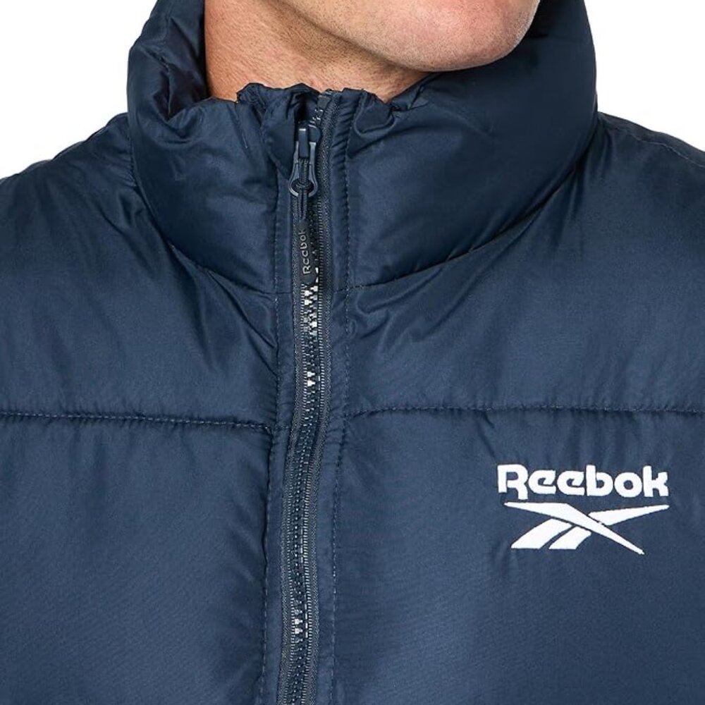 Reebok Men's Vector Navy Puffer Vest/NWT/L - Picture 3 of 16